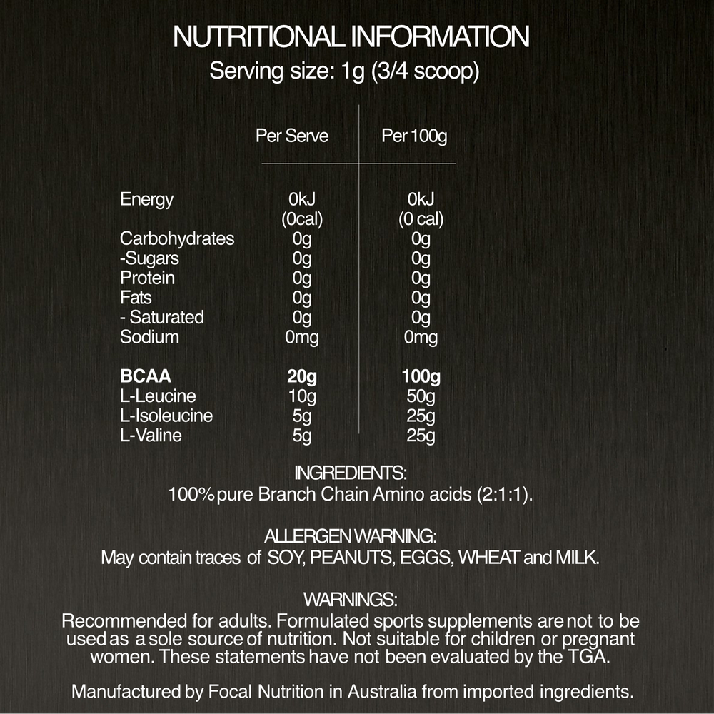 Nutritional Information