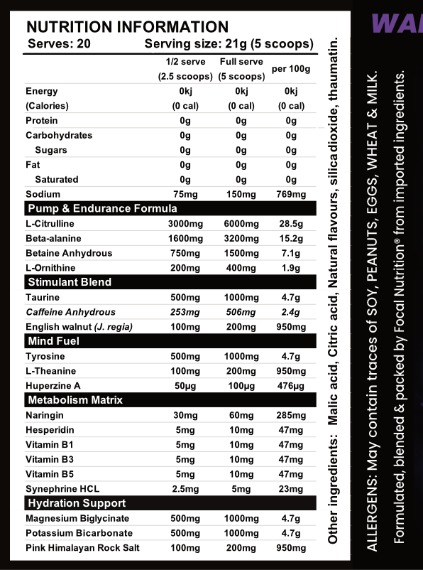Nutritional Information
