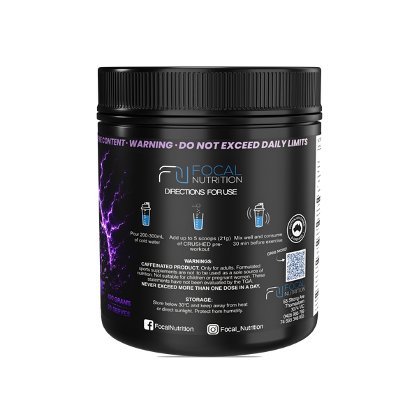 CRUSHED Extreme Stimulant Preworkout