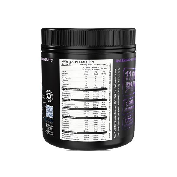 CRUSHED Extreme Stimulant Preworkout