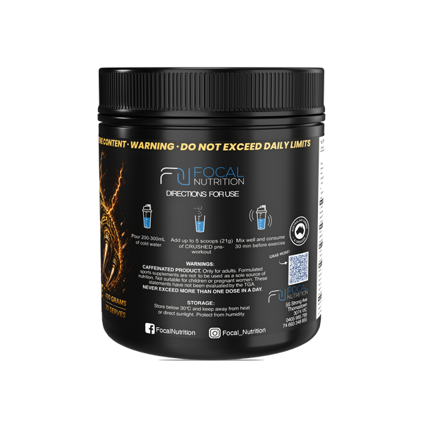 CRUSHED Extreme Stimulant Preworkout