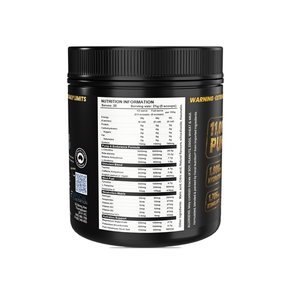 CRUSHED Extreme Stimulant Preworkout