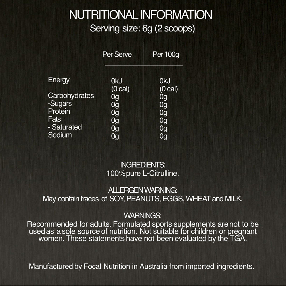 Nutritional Information