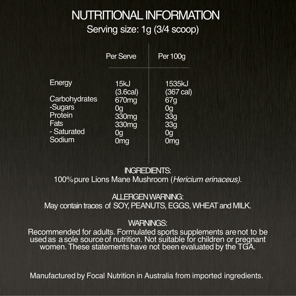 Nutritional Information